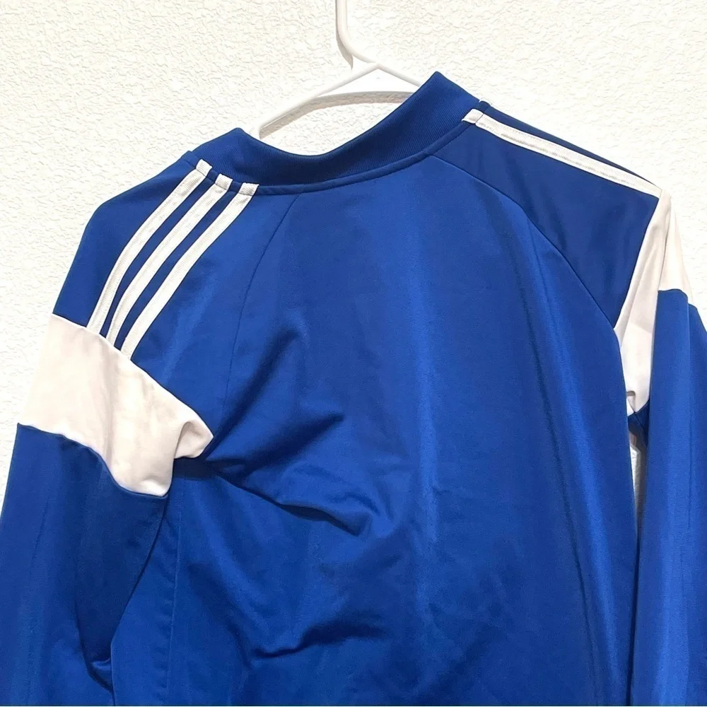 Adidas Boys Classic Warm Up Full Zip Jacket Size10/12